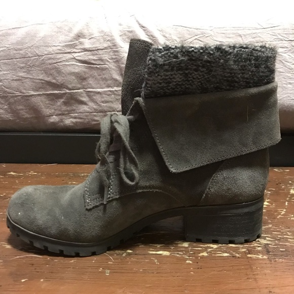 Lucky Brand ankle bootie with sweater cuff - 9.5 - Picture 2 of 7